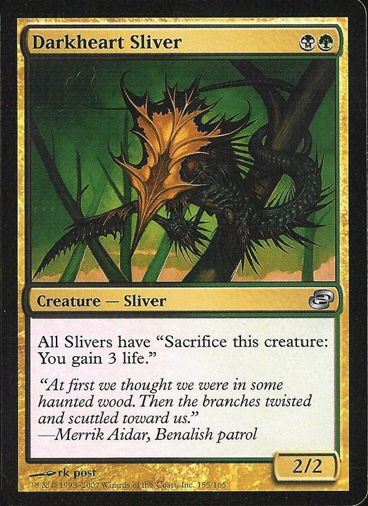 Darkheart Sliver (Planar Chaos) Light Play