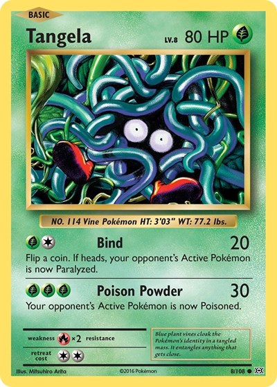 Tangela (XY - Evolutions) Medium Play Reverse Holofoil