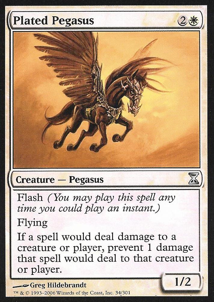 Plated Pegasus (Time Spiral) Medium Play