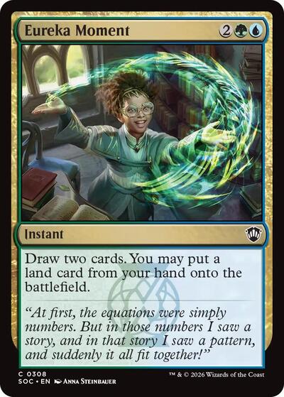 Eureka Moment (Commander: Secrets of Strixhaven) Light Play