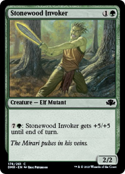 Stonewood Invoker (Dominaria Remastered) Light Play