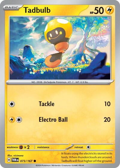 Tadbulb (SV06: Twilight Masquerade) Light Play