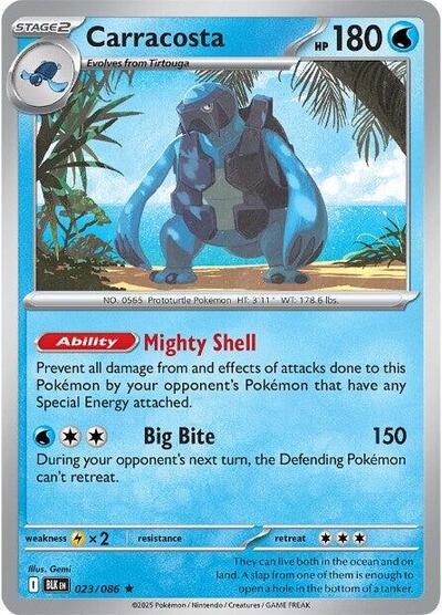 Carracosta (SV: Black Bolt) Light Play Holofoil