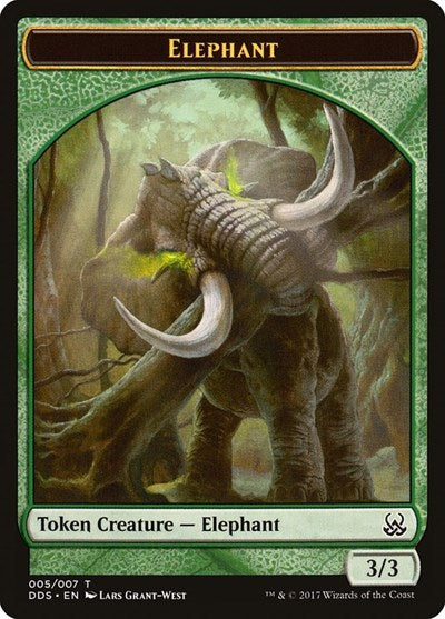 Elephant Token (Duel Decks: Mind vs Might) Light Play