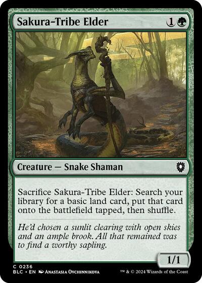 Sakura-Tribe Elder (Commander: Bloomburrow) Light Play