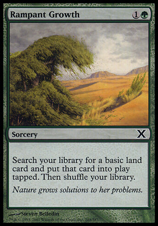 Rampant Growth (10th Edition) Light Play