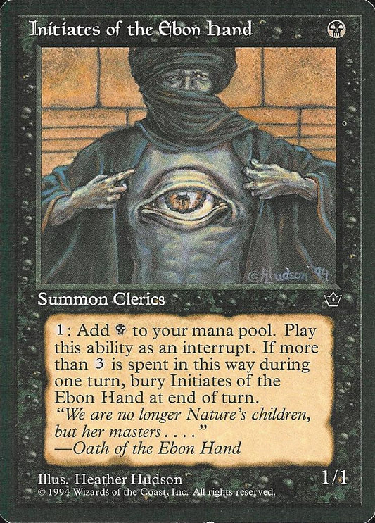 Initiates of the Ebon Hand (Hudson) (Fallen Empires) Medium Play