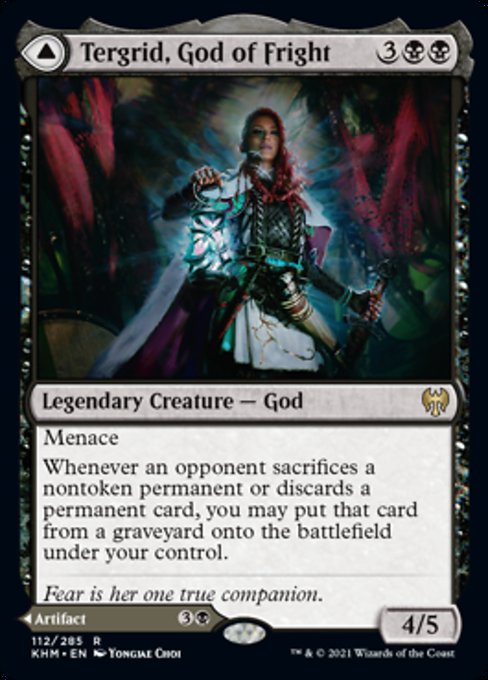 Tergrid, God of Fright / Tergrid's Lantern (Kaldheim) Near Mint