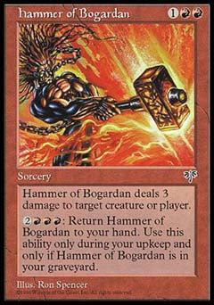 Hammer of Bogardan (Mirage) Heavy Play
