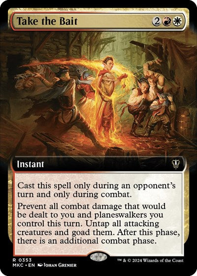Take the Bait (Extended Art) (Commander: Murders at Karlov Manor) Light Play