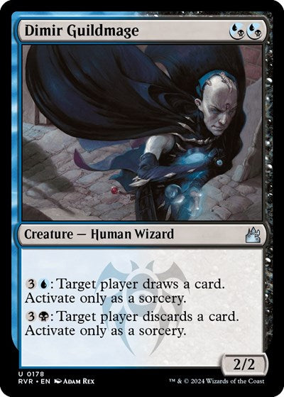 Dimir Guildmage (Ravnica Remastered) Light Play Foil