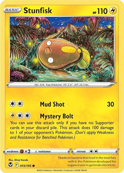 Stunfisk (SWSH12: Silver Tempest) Light Play