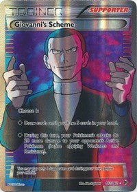 Giovanni's Scheme (Full Art) (XY - BREAKthrough) Near Mint Holofoil