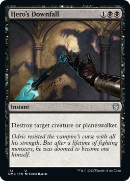 Hero's Downfall (Commander: Dominaria United) Light Play
