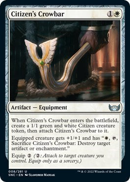 Citizen's Crowbar (Streets of New Capenna) Light Play