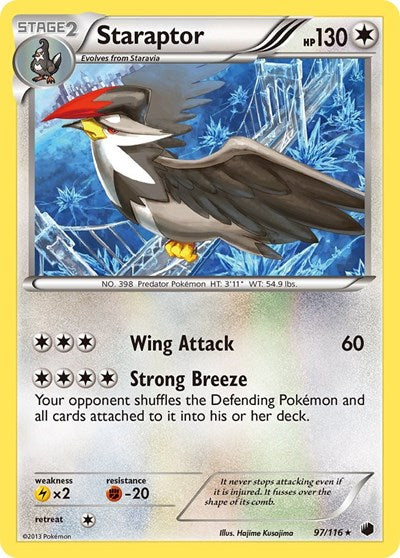 Staraptor (Plasma Freeze) Heavy Play Reverse Holofoil
