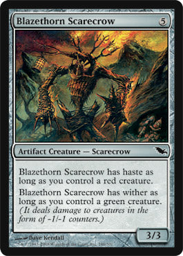 Blazethorn Scarecrow (Shadowmoor) Medium Play