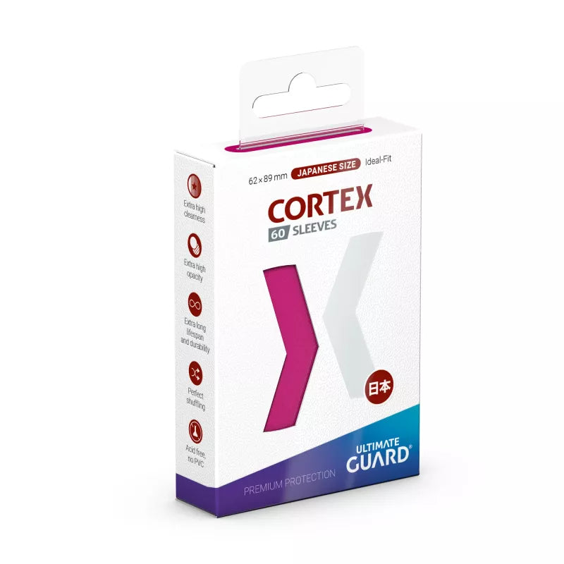 Ultimate Guard: Japanese Size Cortex 60 Gloss - Pink