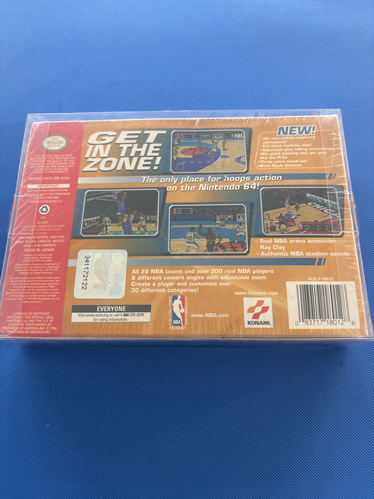 NBA In the Zone '99 [In-Box, Sealed] (Nintendo 64)