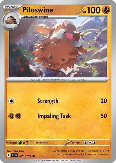 Piloswine (SV09: Journey Together) Light Play