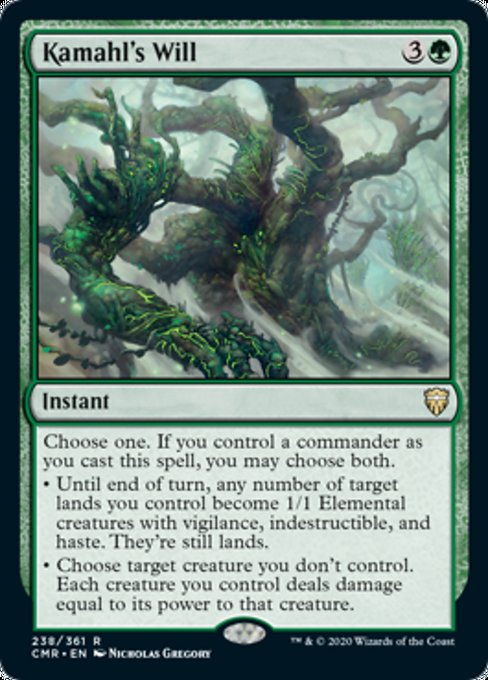 Kamahl's Will (Commander Legends) Light Play