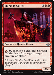 Skirsdag Cultist (Modern Masters 2017) Light Play
