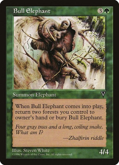 Bull Elephant (Visions) Light Play