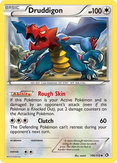 Druddigon (Legendary Treasures) Heavy Play