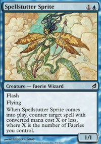 Spellstutter Sprite (Lorwyn) Light Play Italian