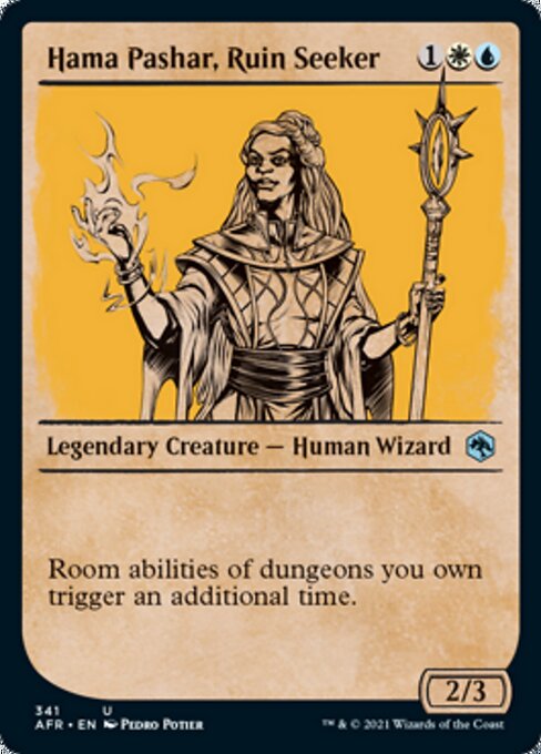 Hama Pashar, Ruin Seeker (Showcase) (Adventures in the Forgotten Realms) Light Play