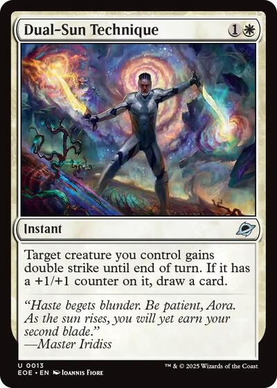 Dual-Sun Technique (Edge of Eternities) Light Play Foil