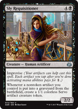 Sly Requisitioner (Aether Revolt) Light Play Foil
