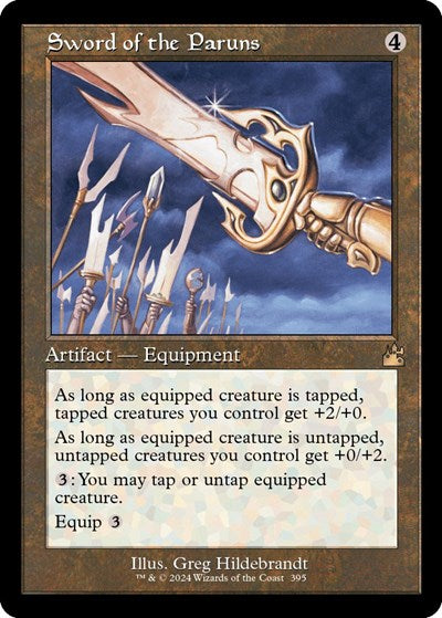 Sword of the Paruns (Retro Frame) (Ravnica Remastered) Light Play Foil