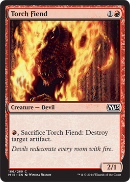Torch Fiend (Magic 2015 Core Set) Light Play