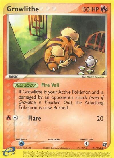 Growlithe (Sandstorm) Damaged / Poor