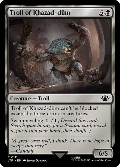 Troll of Khazad-dum (Universes Beyond: The Lord of the Rings: Tales of Middle-earth) Light Play