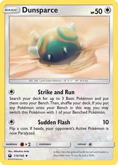 Dunsparce (SM - Celestial Storm) Light Play