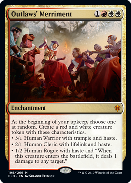 Outlaws' Merriment (Throne of Eldraine) Light Play