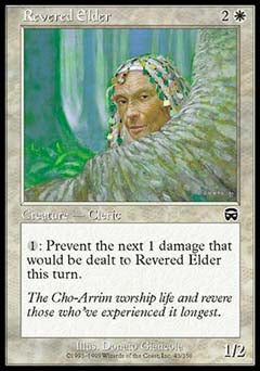 Revered Elder (Mercadian Masques) Light Play
