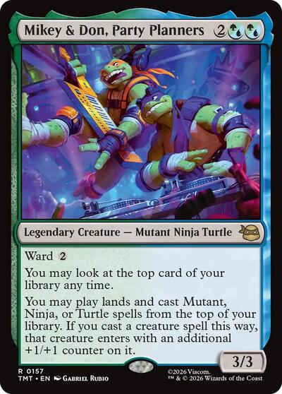 Mikey & Don, Party Planners (Teenage Mutant Ninja Turtles) Light Play