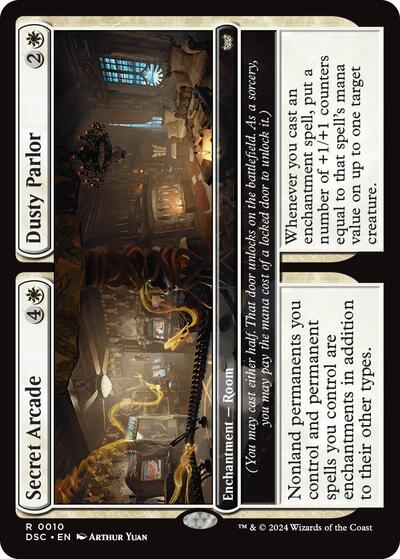 Secret Arcade / Dusty Parlor (Commander: Duskmourn: House of Horror) Light Play
