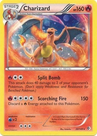 Charizard - 20/149 (Cosmos Holo) (Blister Exclusives) Light Play Holofoil