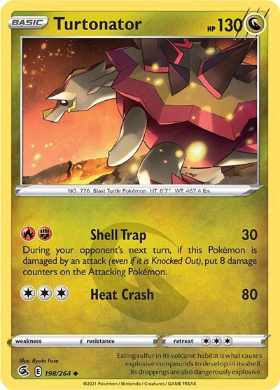 Turtonator (SWSH08: Fusion Strike) Light Play