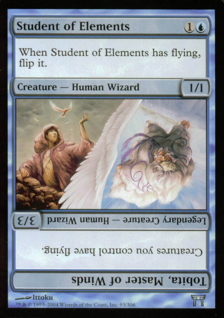 Student of Elements (Champions of Kamigawa) Light Play