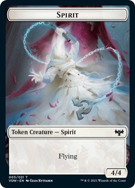 Spirit Token (003) (Innistrad: Crimson Vow) Light Play