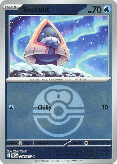 Snorunt - 046/217 (Love Ball) (ME: Ascended Heroes) Light Play Reverse Holofoil