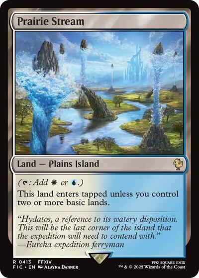 Prairie Stream (Commander: FINAL FANTASY) Light Play