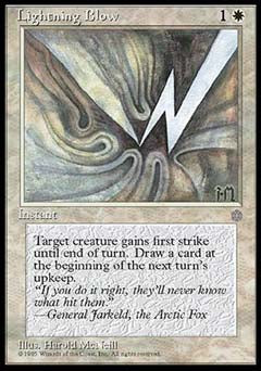 Lightning Blow (Ice Age) Damaged / Poor