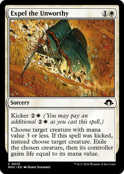 Expel the Unworthy (Modern Horizons 3) Medium Play