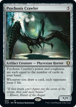Psychosis Crawler (Commander Legends: Battle for Baldur's Gate) Light Play